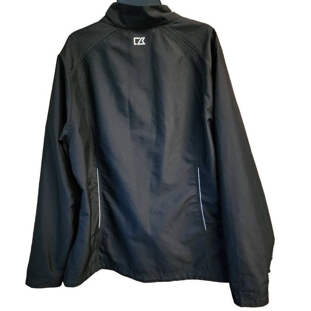 Cutter & Buck Womens Sweater Waterproof Stand Collar Full Zip Black Size XL - Picture 2 of 8